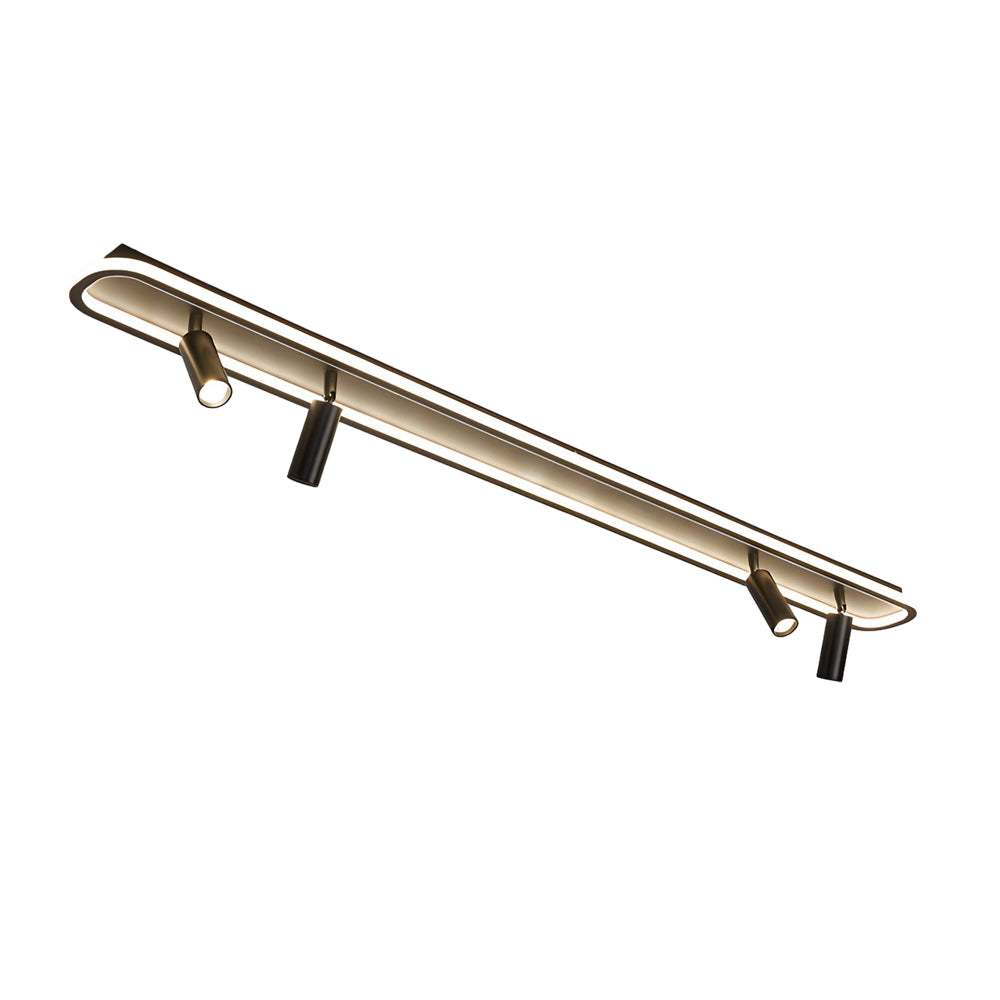 Versatile white adjustable LED ceiling spotlight with a modern finish, offering focused light for various settings.