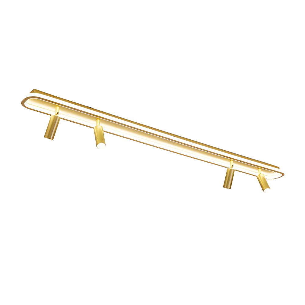 Stylish black adjustable LED ceiling spotlight, designed for homes and offices seeking adjustable, focused lighting.