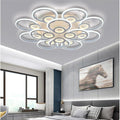 Ring Display Metal Geometric Style Design Flush Mount Lighting LED Bedroom Ceiling Lights