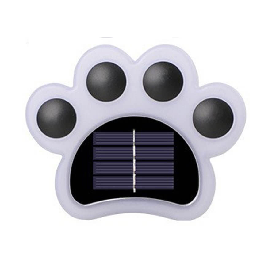 Animal paw step stairs light, front view of the paw-shaped design.