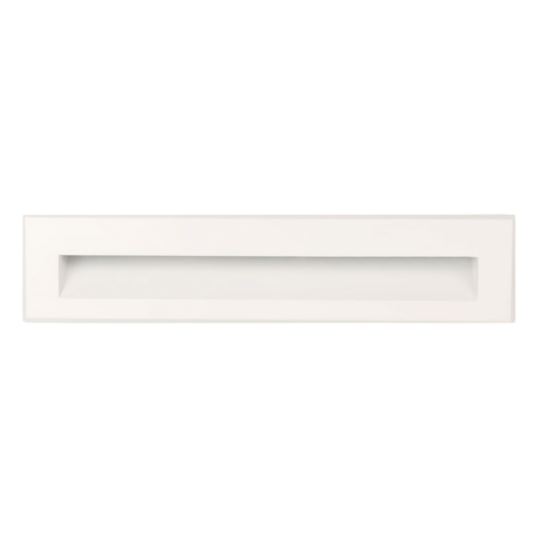 Basic white deck lights for steps with simple installation and effective safety lighting