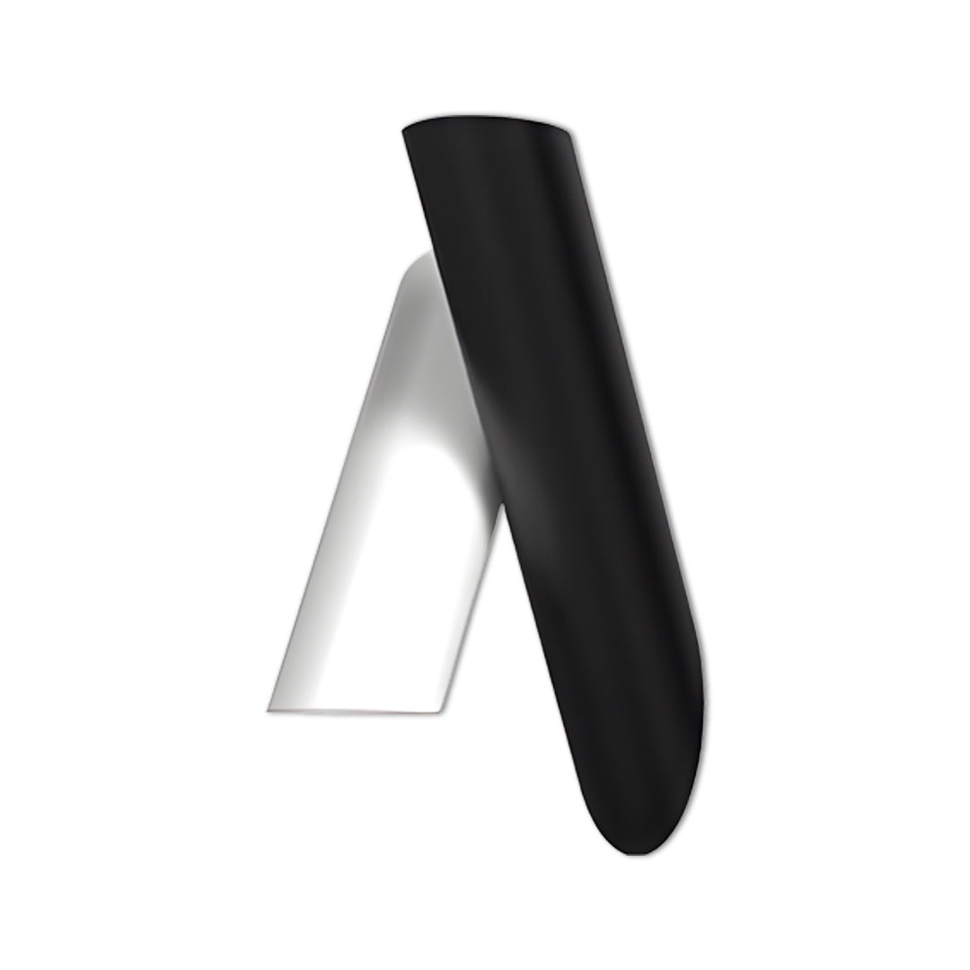 Modern black up and down wall lights outdoor fixture in a clean minimalist style.