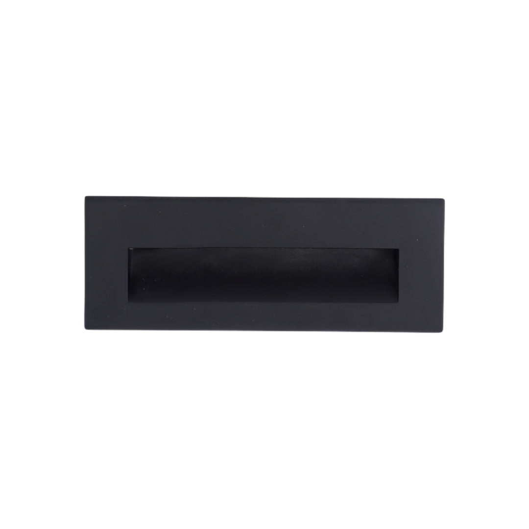 Black rectangular deck lights for steps with modern low-profile design and recessed mounting