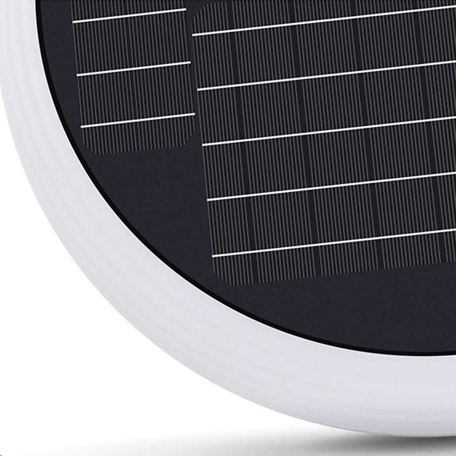 Solar panel component with black photovoltaic cells for sustainable outdoor lighting systems