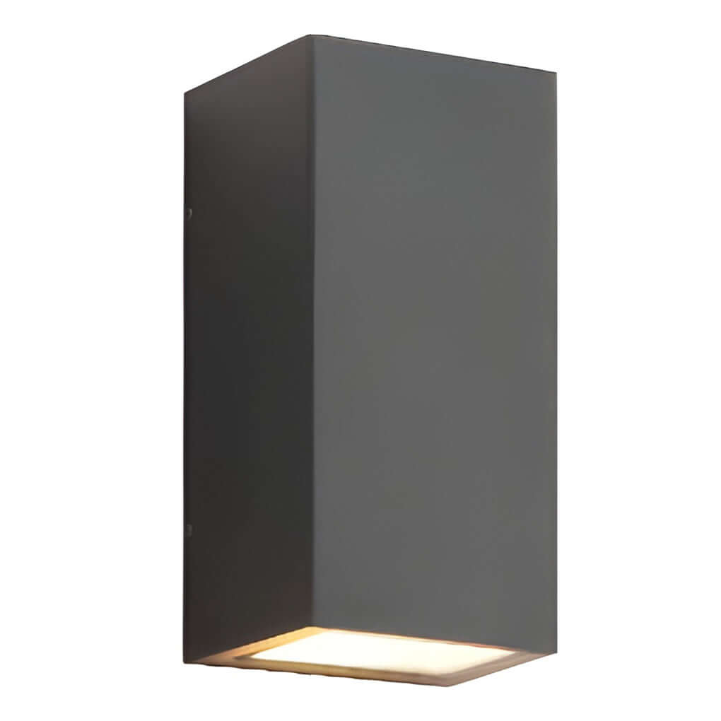 Rectangular black up down wall light modern style product view
