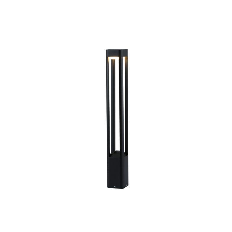 Tall slim bollard landscape light design for outdoor pathways