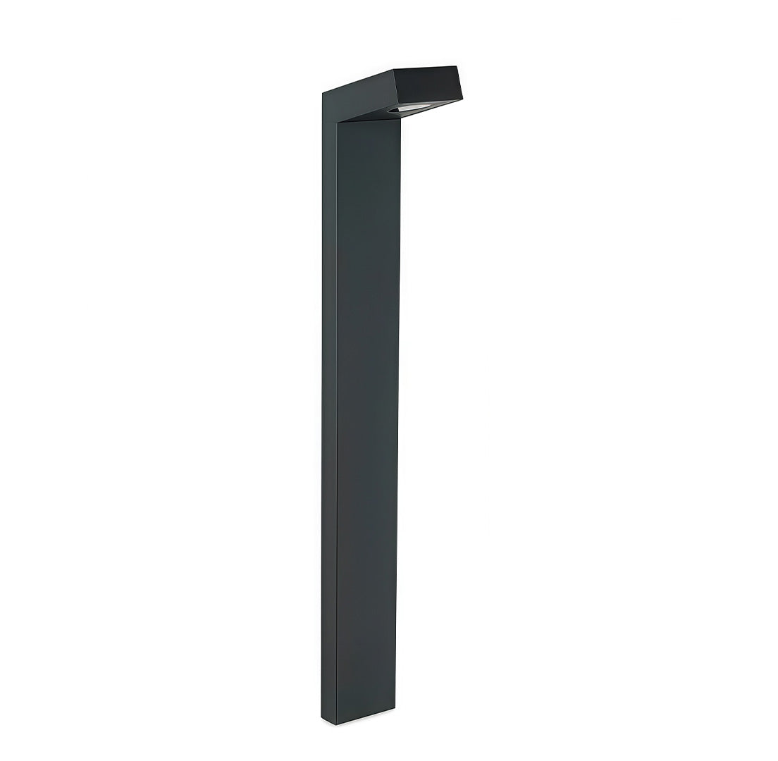 Bollard path light in a minimalist design, displayed against a white background.