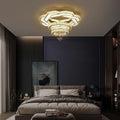 Ambient Crystal LED Flush Mount Light - 20''/24''/31'', Gold or Silver