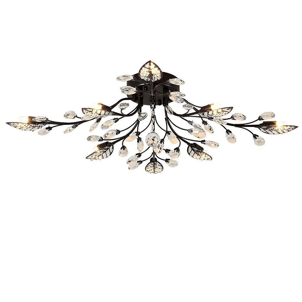 Contemporary branch chandelier modern style featuring multiple branching arms and soft glow
