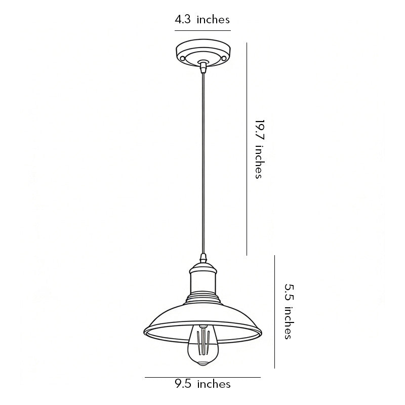 Bronze pendant lighting industrial LED outdoor ceiling light delivers durable, weather resistant illumination with modern vintage style.