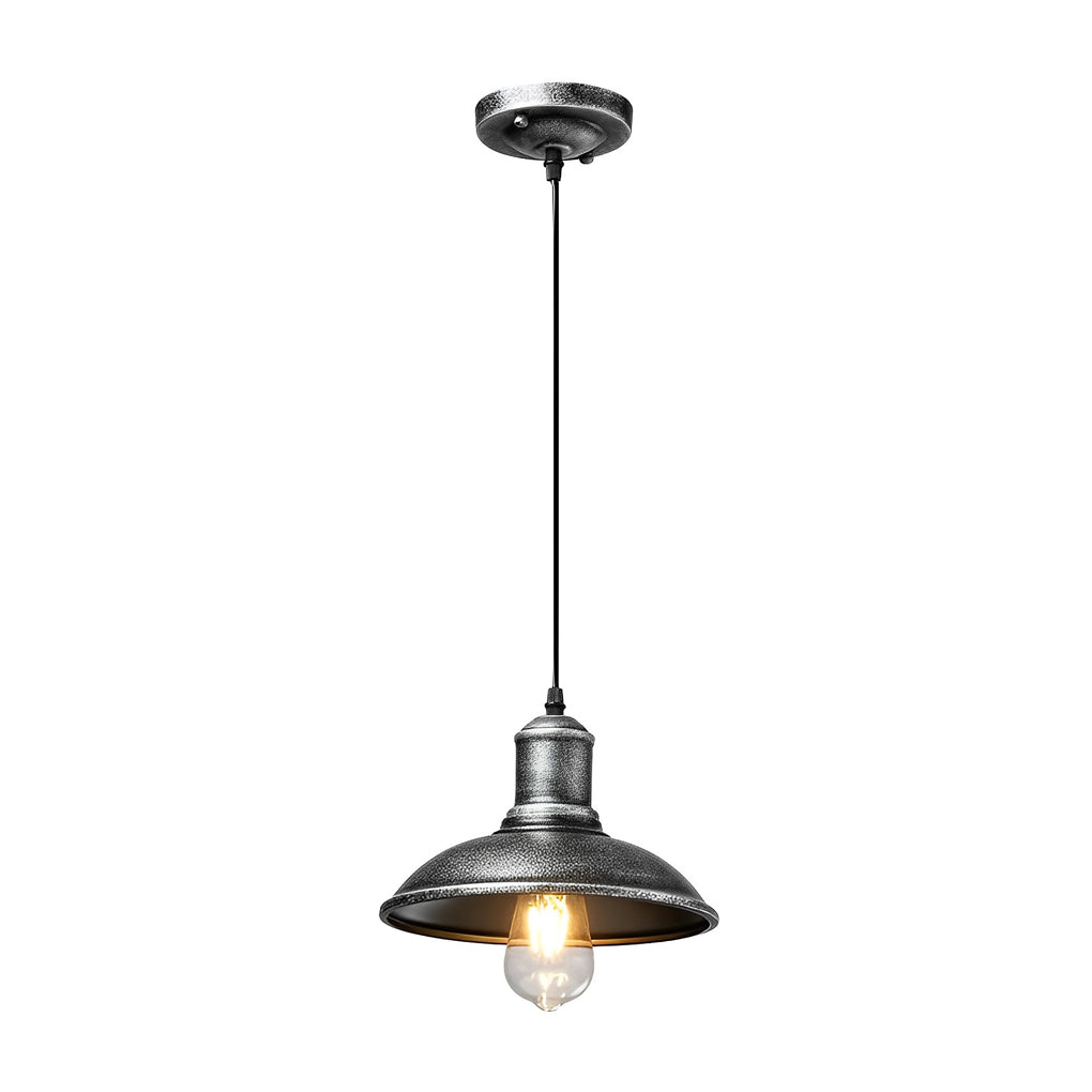 Bronze pendant lighting with a textured finish, providing a stylish focal point for any room.