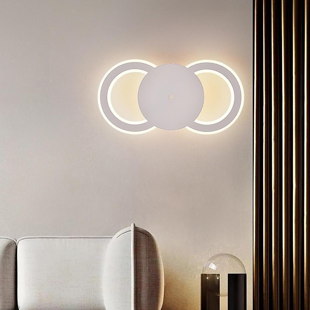 Modern Geometric Ring 2 - Light LED Flush Mount Ceiling Light