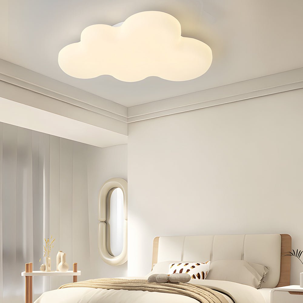 Ceiling cloud lights modern LED flush mount ceiling lights enhance interiors with unique shapes and modern aesthetics.