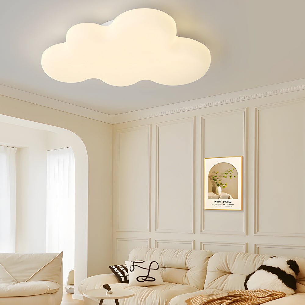 Ceiling cloud lights modern LED flush mount ceiling lights provide soft, stylish illumination for bedrooms and living spaces.
