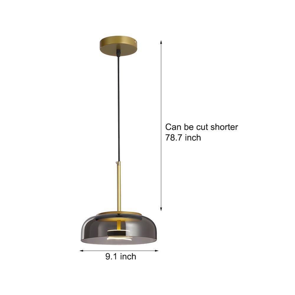 Classic Glass Pendant Lamp 1 - Light Nordic LED Hanging Lamp