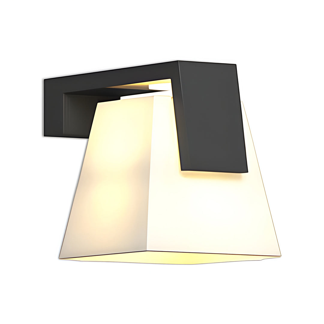 Contemporary wall mounted outdoor lights with clean lines and soft warm glow for exterior walls.