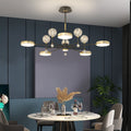 Creative Round Stars Ball Three Step Dimming Modern Ceiling Lights Fixture