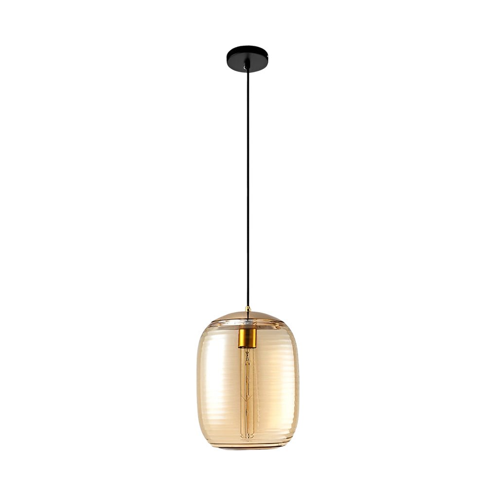 Creative Screw Thread Glass Spiral LED Post - Modern Pendant Lights Chandelier