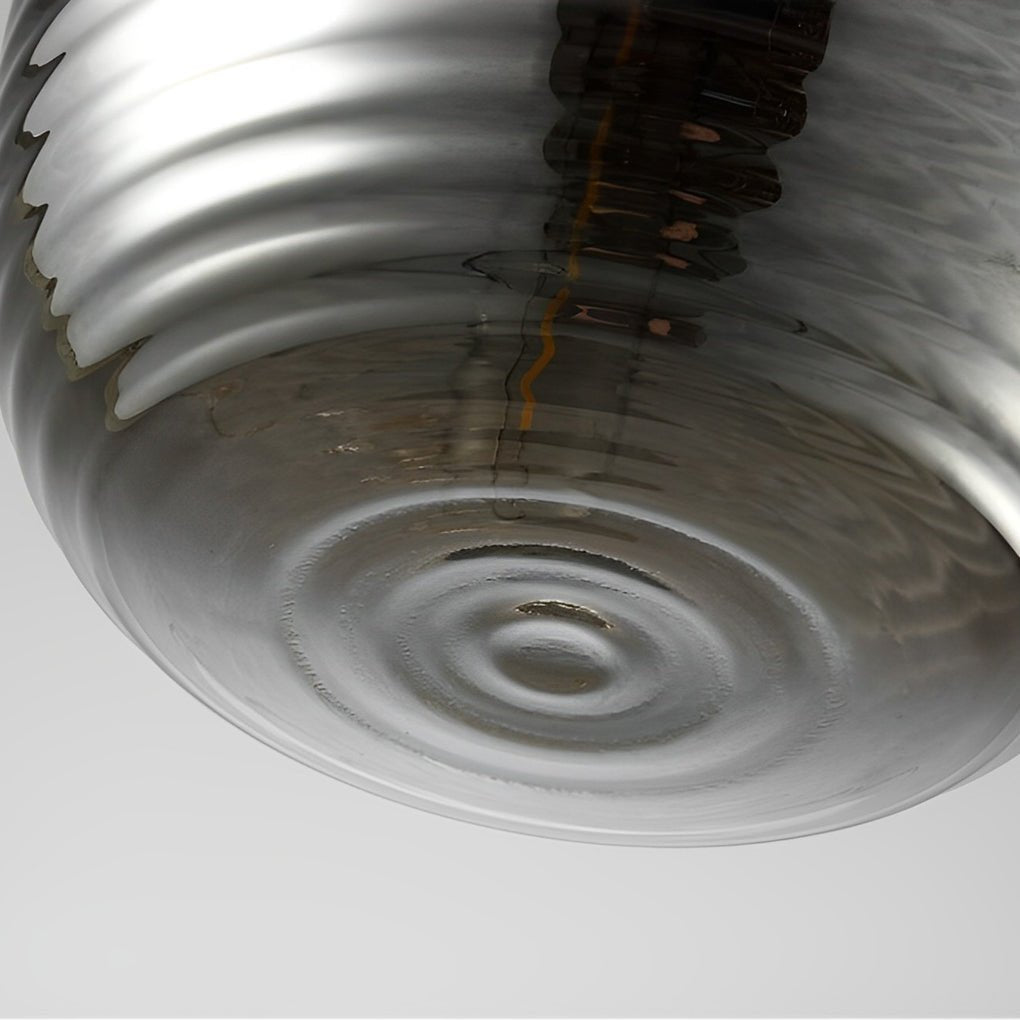 Creative Screw Thread Glass Spiral LED Post - Modern Pendant Lights Chandelier