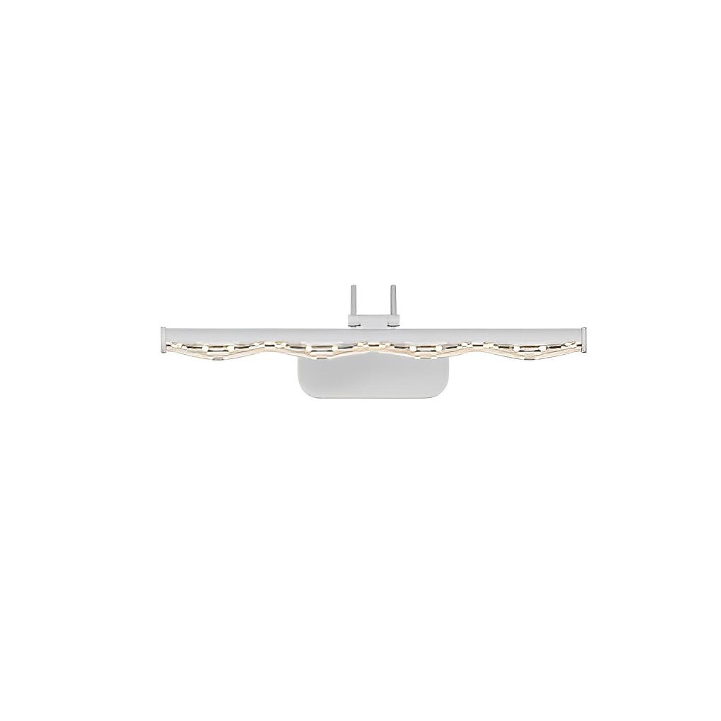 Crystal - Like Bathroom Vanity Light with Multi - Faceted Prismatic Acrylic Shade