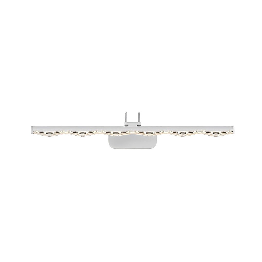 Crystal - Like Bathroom Vanity Light with Multi - Faceted Prismatic Acrylic Shade