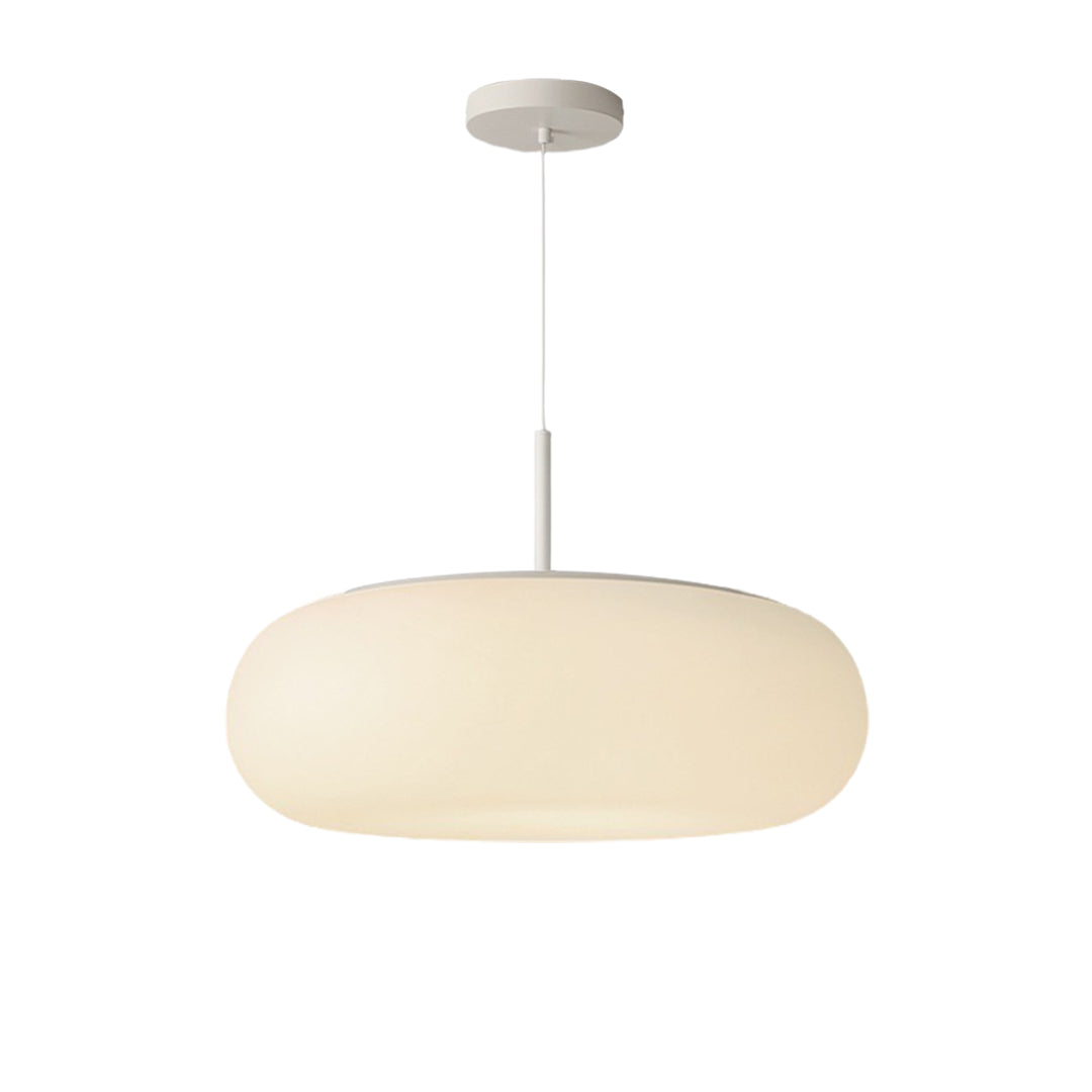Designer contemporary led pendant lights with refined oval silhouette and integrated LED technology