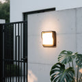 Contemporary square ceiling light providing uniform illumination in modern residential space