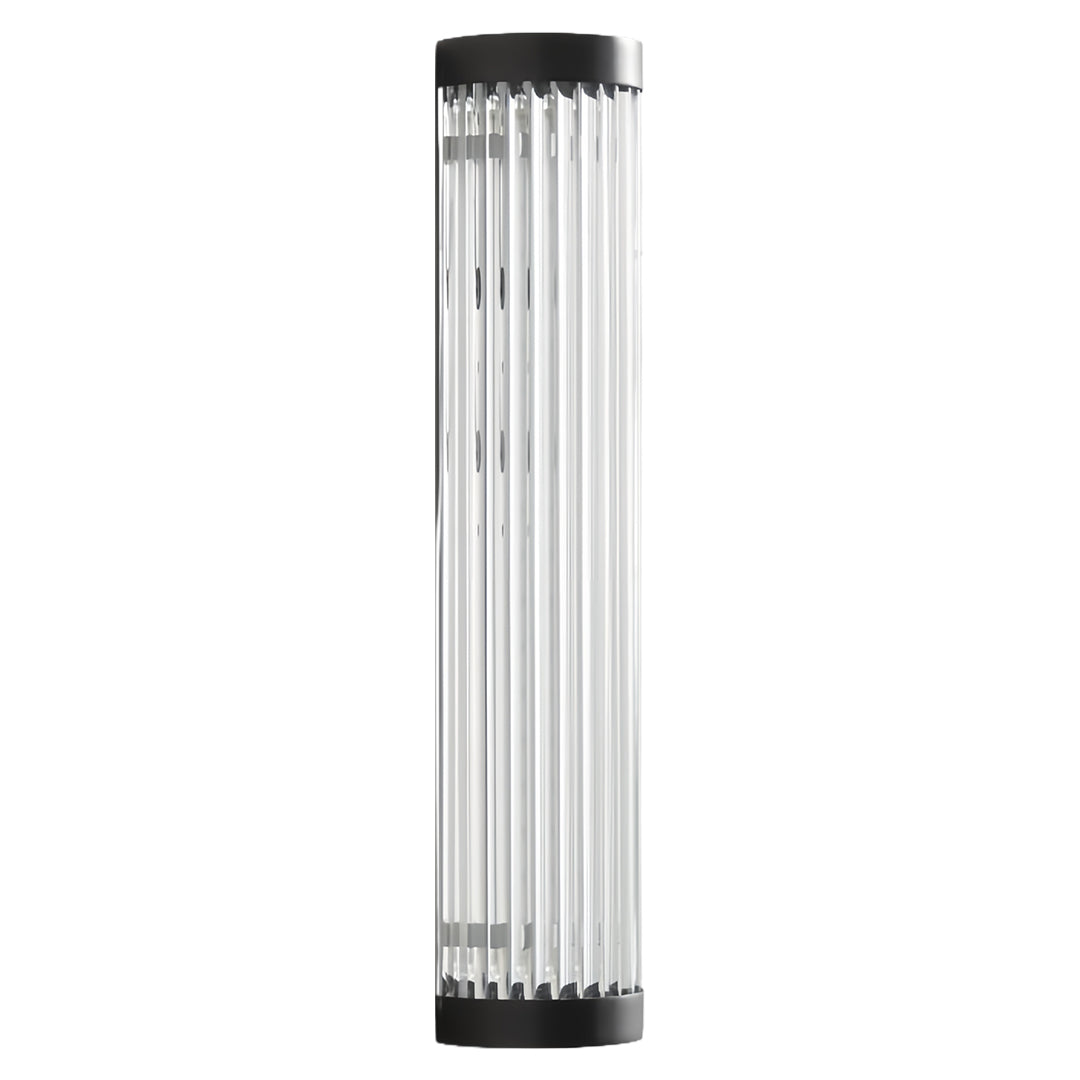 Dimensions diagram showing three available sizes of the cylinder outdoor wall LED light (10.3, 15.8, and 20.6 inches in height).