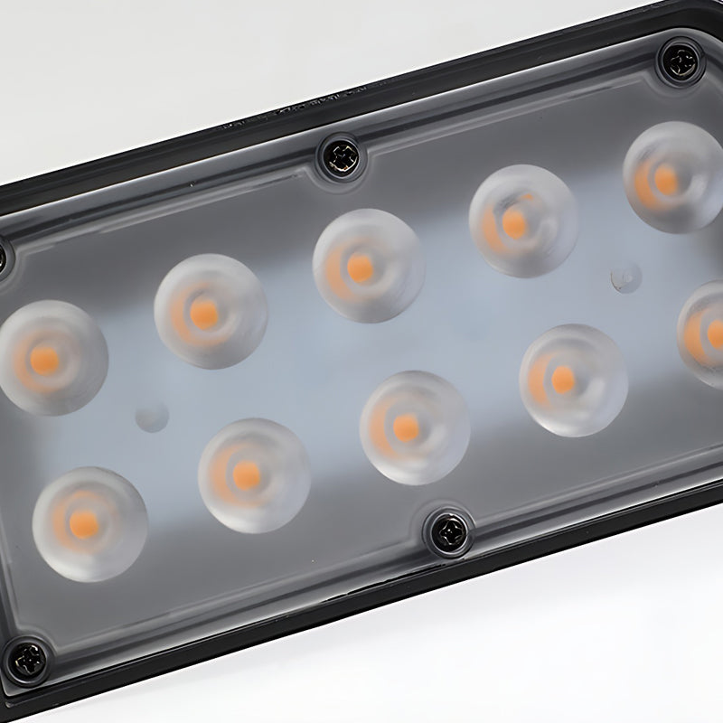Down light wall sconce LED array detail showing multiple light beads.