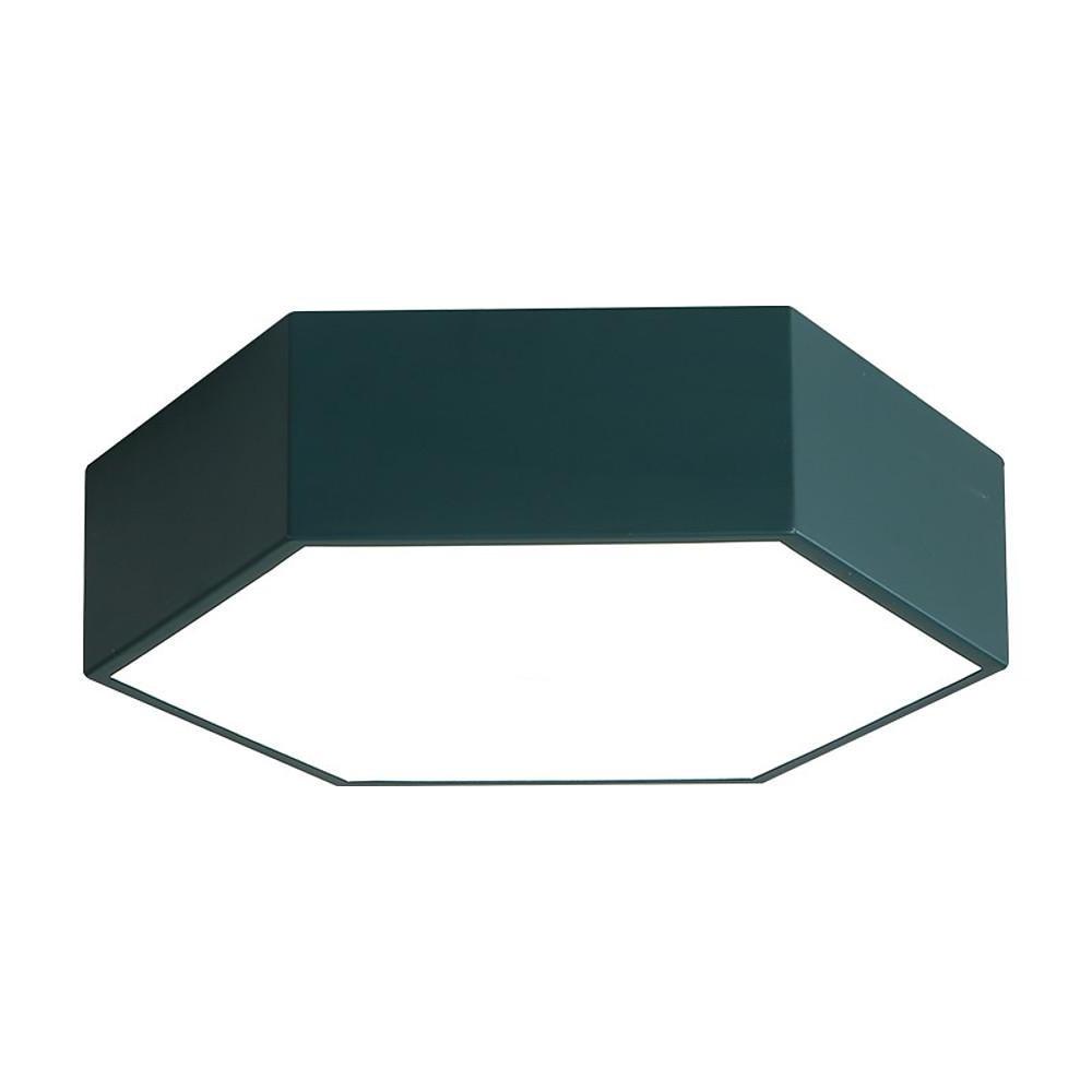 15'' LED 1-Light Tri-color WIFI Control LED Cool New Design Flush Mount Lights Contemporary Chic & Modern Metal Acrylic Novelty Geometrical Ceiling Lights-dazuma