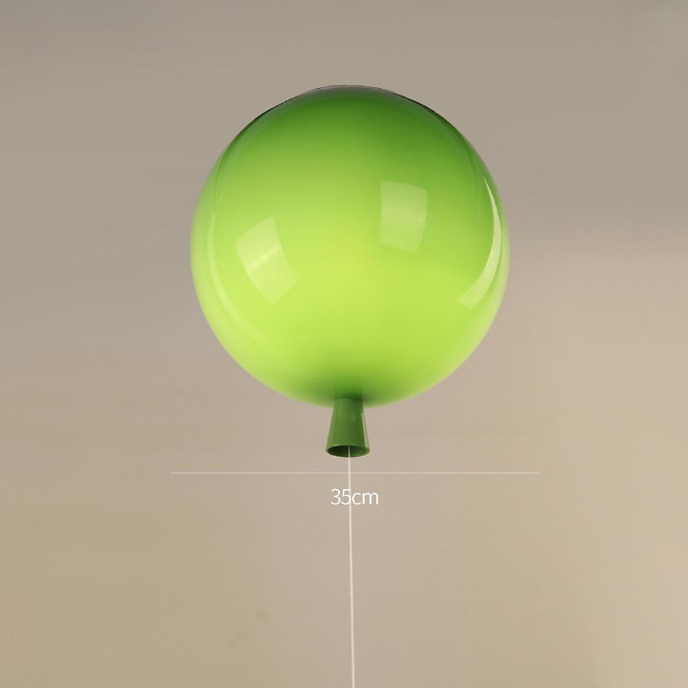 Acrylic Airballoon Shaped LED Novelty Style Flush Mount Lighting Ceiling Light