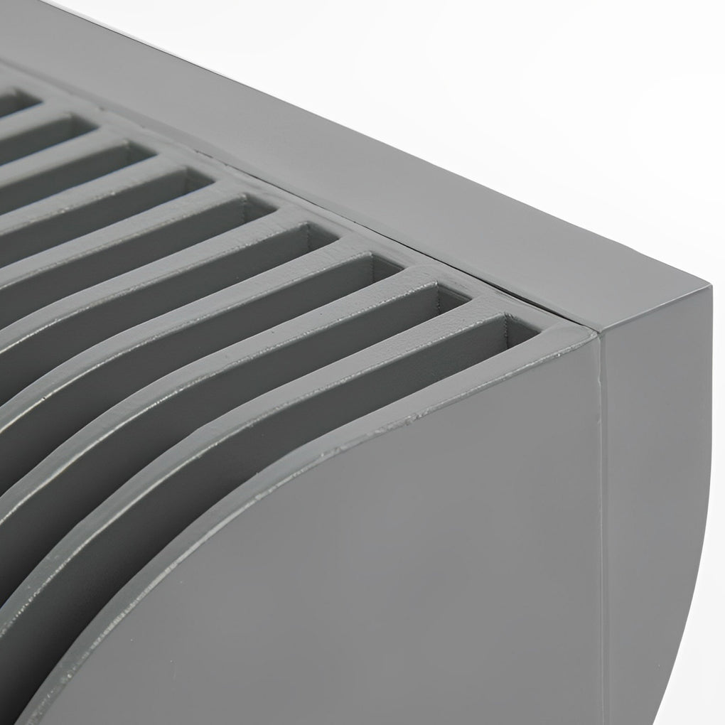Facade spot lights top view showing heat-dissipating fins, supporting long-lasting outdoor performance.
