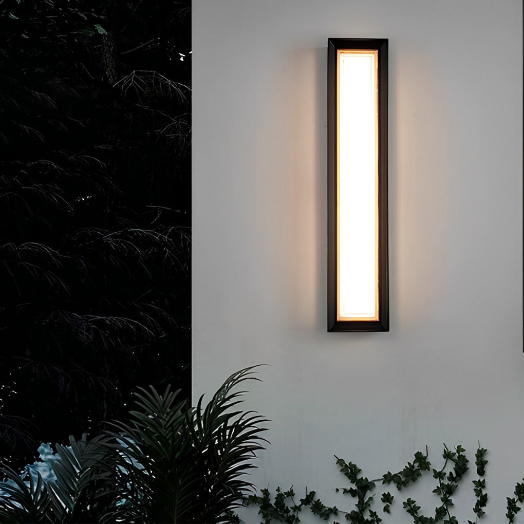 Fan shaped wall sconce with a close-up of its illuminated fan structure.