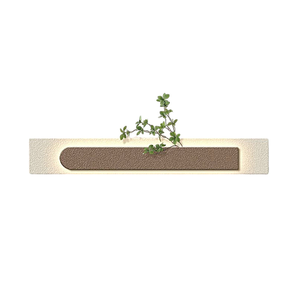Faux sandstone wall light dimensions, front view with size specifications for 78.7-inch.