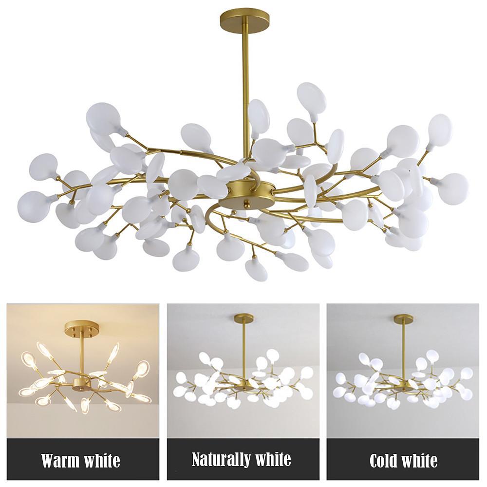 Firefly pendant light with warm white bulbs creating cozy atmosphere.