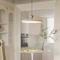The Flying Saucer Pendant Light features a French acrylic UFO disc design that adds modern elegance and soft ambient lighting to living rooms, dining areas, and contemporary interiors.