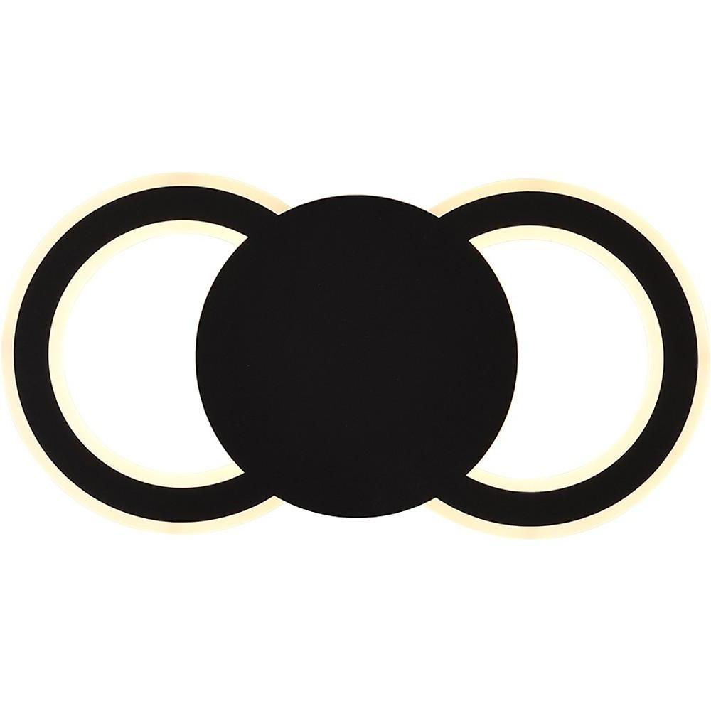Modern Geometric Ring 2 - Light LED Flush Mount Ceiling Light
