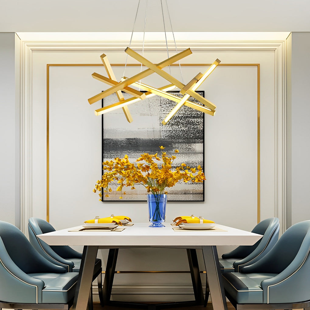 Modern geometric ceiling light featuring clean lines and a minimalist shape.
