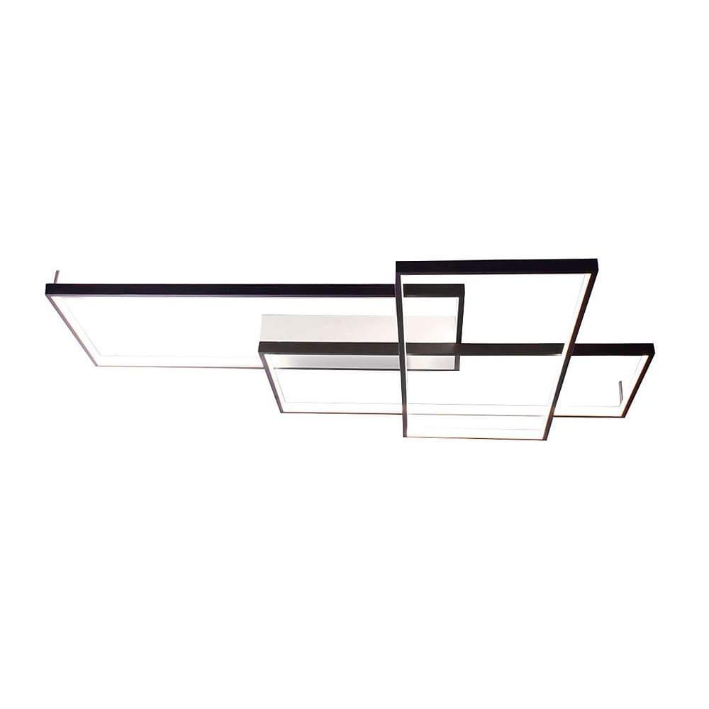 Geometric wall sconce with a close-up of the light diffusion detail.