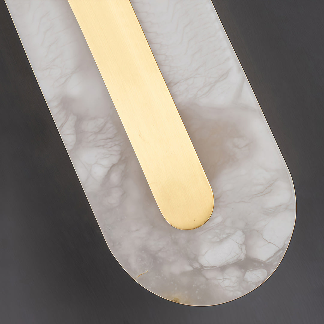 Gold wall light modern luxury brass cloud stone light blends sculptural design with soft glow to elevate living rooms and bedrooms.
