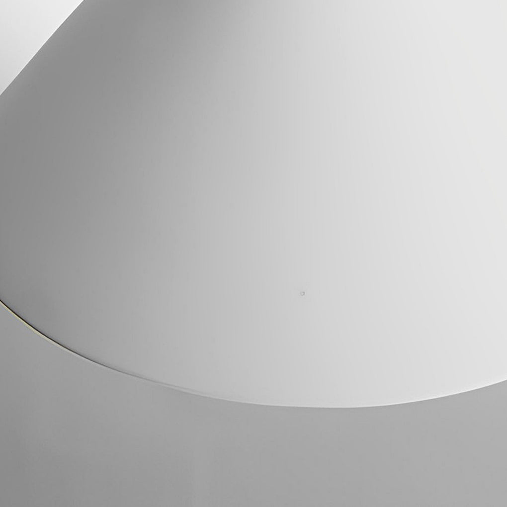 Industrial-style oval bulkhead light installed on a gray concrete outdoor wall.