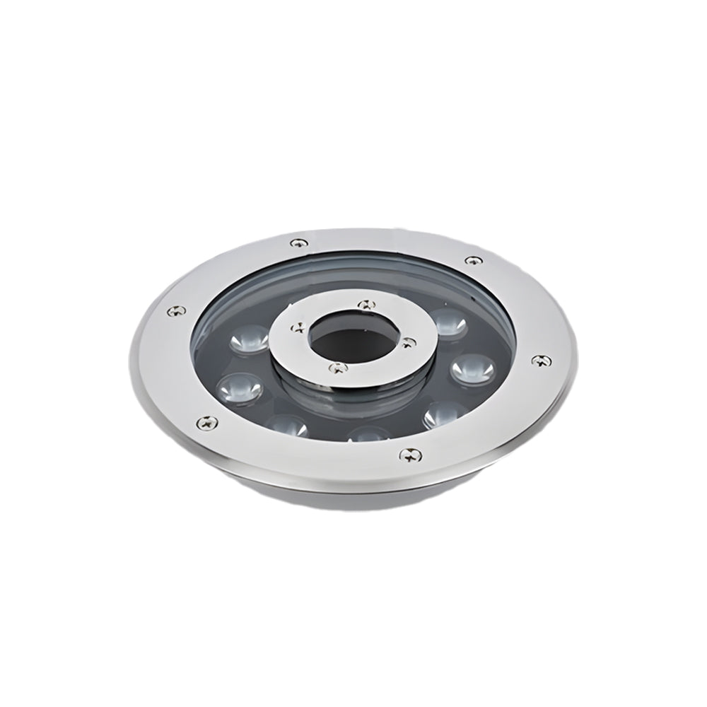 Industrial LED fountain light with high-grade stainless steel construction for harsh environments