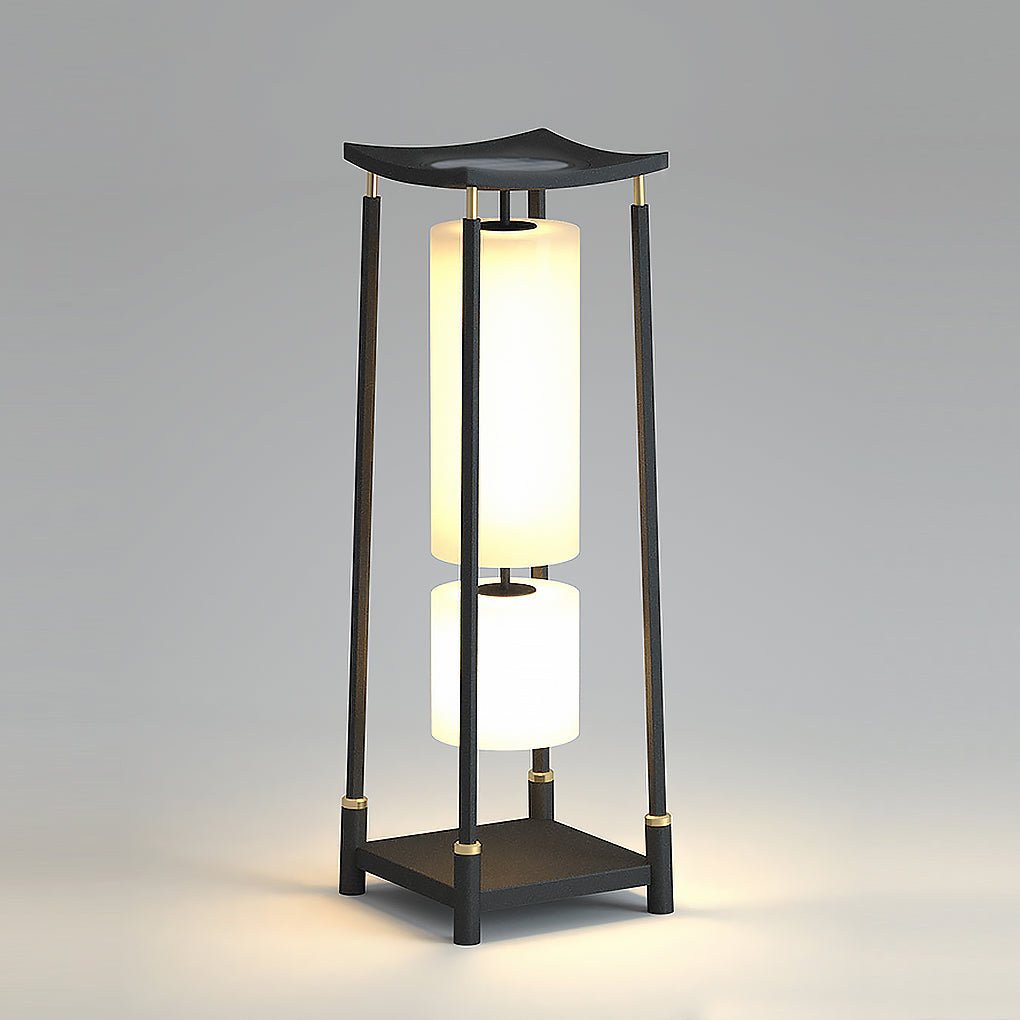 Unique Solar - Powered LED Outdoor Lights Asian - Inspired Design