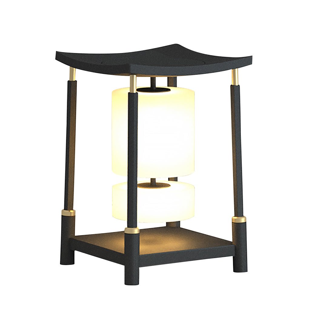 Unique Solar - Powered LED Outdoor Lights Asian - Inspired Design
