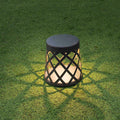 Stool Waterproof LED Aluminum Black Modern Outdoor Light Lanterns Lawn Lamp