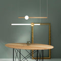 Linear Chandelier Metal Glass Kitchen Dining Room Ceiling Light