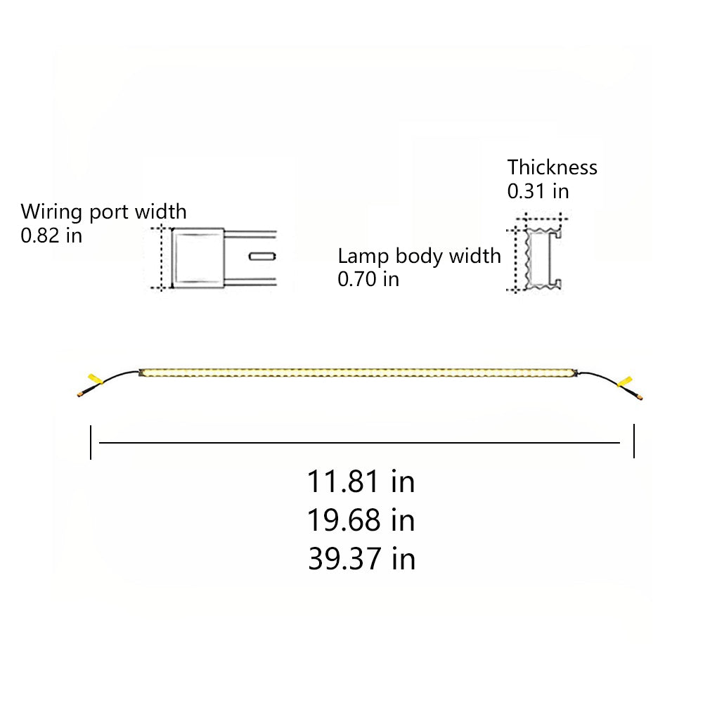 Diagram-IP68 Waterproof LED Strip Step Stair Under Tread Lighting Outdoor Decorative Guardrails Lights