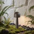 Robust large-scale landscape light fixture with a dark finish and a wide shade, offering broad illumination for open spaces