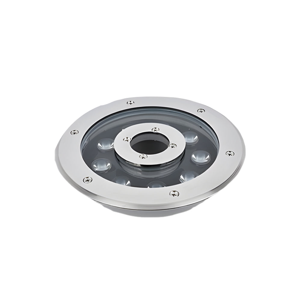 Large LED fountain light fixture suitable for commercial water displays and features