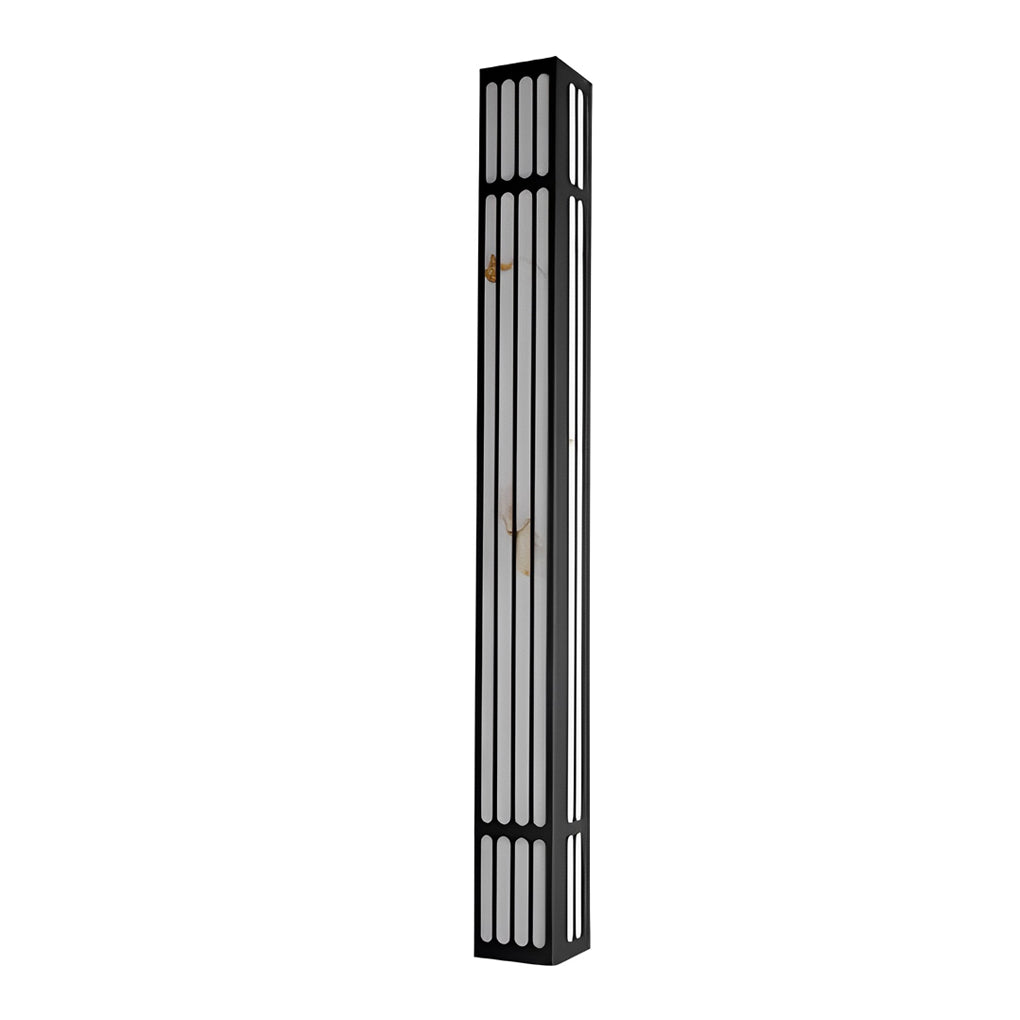 Large outdoor wall light dimensions, front view with size specifications.